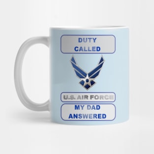 DutyCalledAirForce Dad Mug